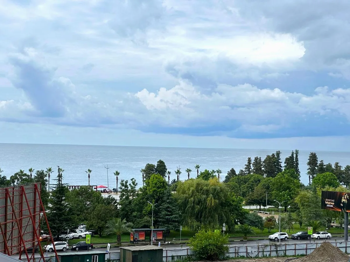 Вид на море с Нового Бульвара в Батуми