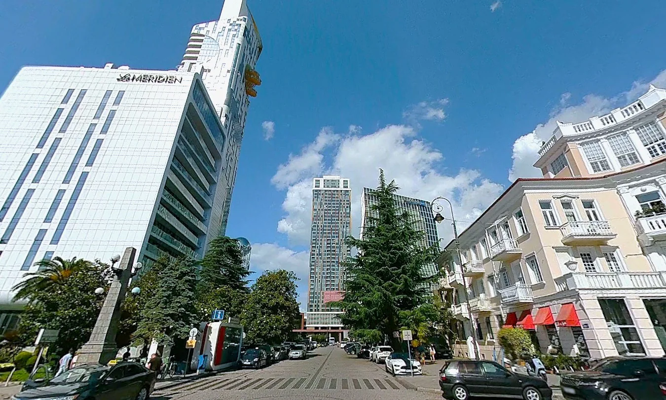 High-rises and historic buildings near Batumi Boulevard